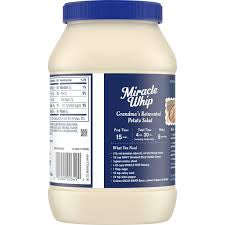 MIRACLE WHIP MAYO & TANGY DRESSING 30 OZ