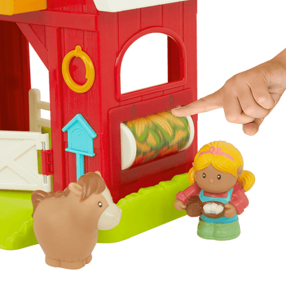Toy barn playset.