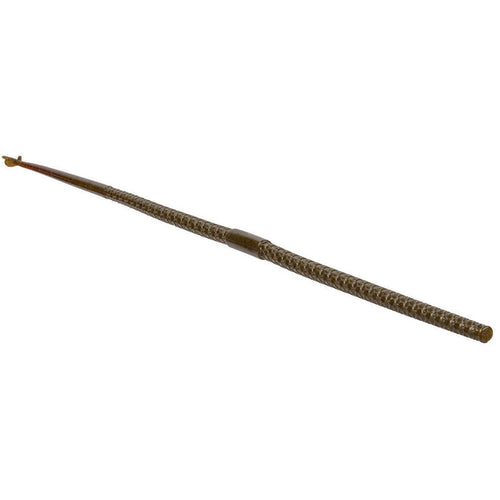 netbait-finiki-prop-shot-15in-freshwater-soft-plastic-worm-green-pumpkin-side