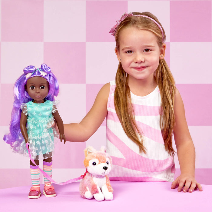 Glitter Girls Neve & Candy 14-inch Doll and Plush Pup Set