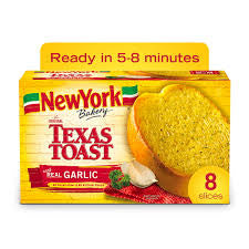 NEW YORK TEXAS GARLIC TOAST 8 CT 11.25 OZ