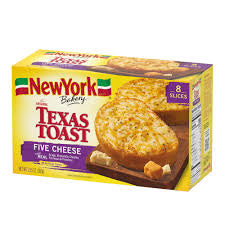 NEW YORK TEXAS TOAST FIVE CHEESE 8 CT 13.5 OZ