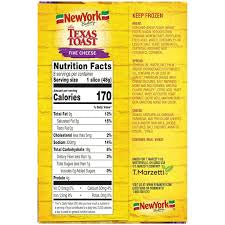 NEW YORK TEXAS TOAST FIVE CHEESE 8 CT 13.5 OZ