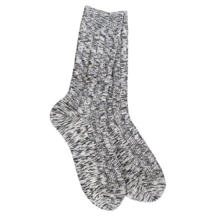 Nightfall Multi Light Weight Cable Crew Socks