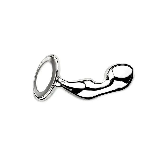 njoy Stainless Steel Prostate Pfun Plug - Silver - Butt