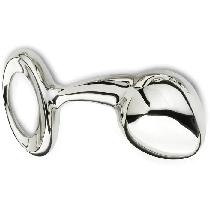 Njoy Pure Plug Large - Premium Stainless Steel Butt Silver