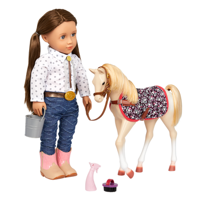 Palomino foal figurine