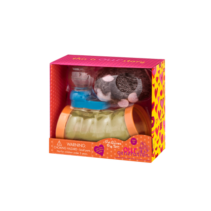 Guinea pig plushie playset