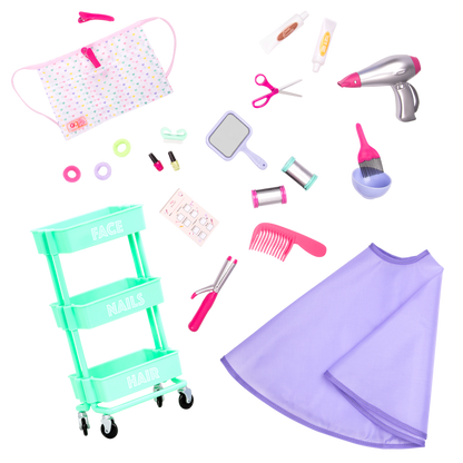 Our Generation Doll Phoebe & Berry Nice Salon Day Bundle