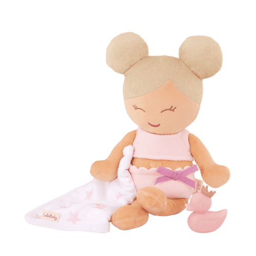LullaBaby Plush Bath Doll & Accessories