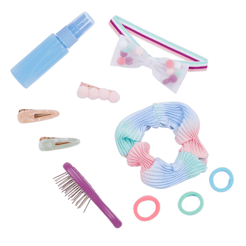 Our Generation Pretty Pom Poms Hair Accessories for 18-inch Dolls