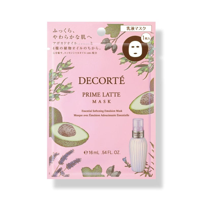DECORTÉ Prime Latte Mask (16ml x 12 sheets) | Isetan KL Online Store