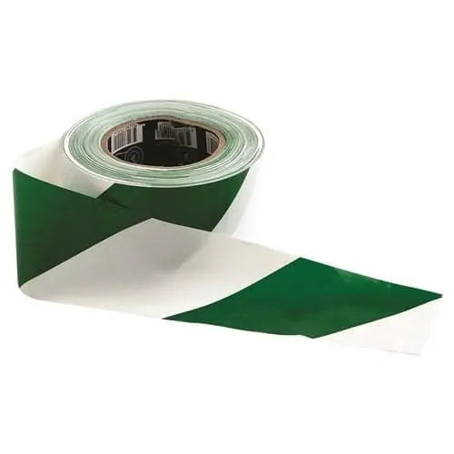 Pro Choice Green/white Hazard Tape x 12 GW10075 - City Workwear