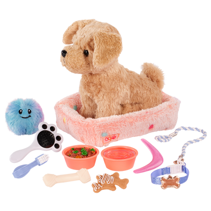 Our Generation Puppy Care & Play Set for 18" Dolls