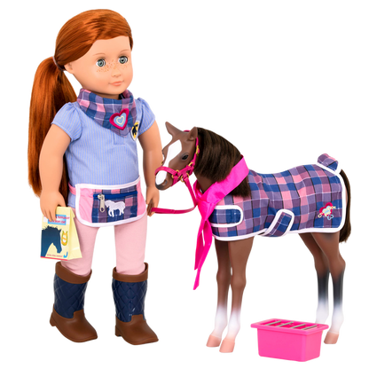 Quarter horse foal figurine