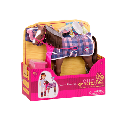 Quarter horse foal figurine