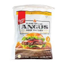 QUICK N’ EAT FLAME GRILLED  ANGUS BEEF PATTIES 3 LBS (12 CT 40 OZ)