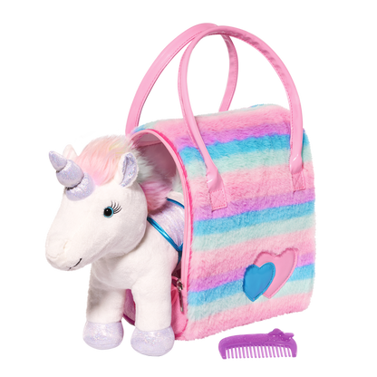 Rainbow Glam Bag & Sparkly Unicorn - Pucci Pups