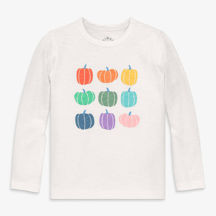 Rainbow Pumpkin Long Sleeve Tee