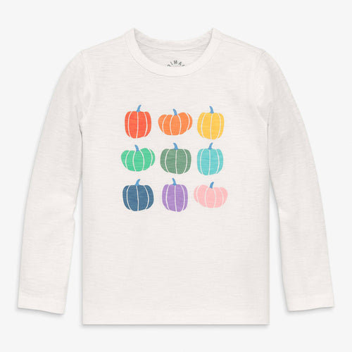 Rainbow Pumpkin Long Sleeve Tee