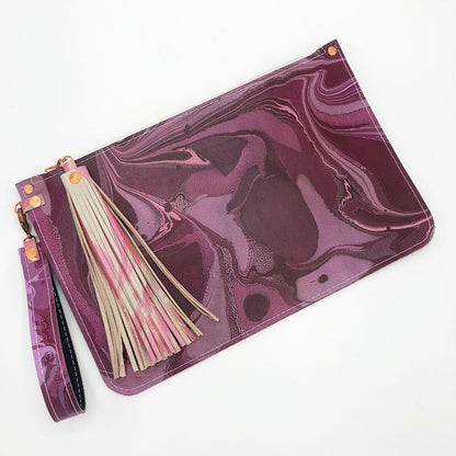Raspberry Froth Wristlet - No One Alike