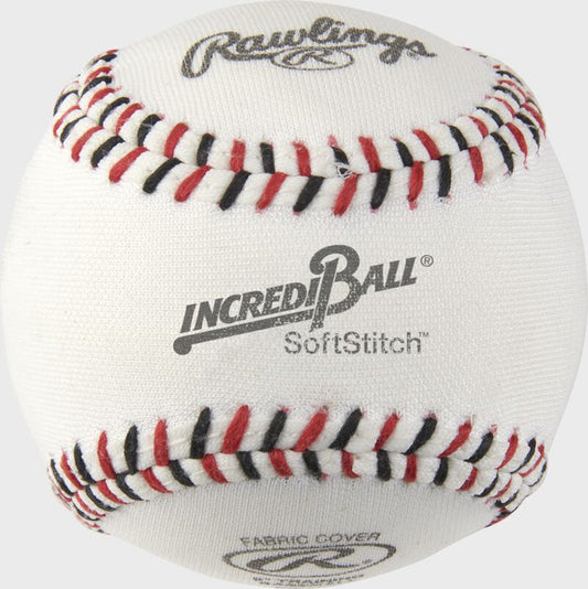 Rawlings Incrediball 9” SoftStitch Training Baseball – White