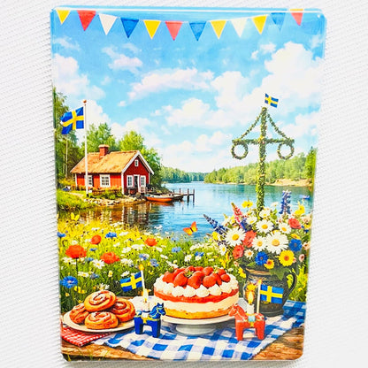 Rectangle Magnet, Midsummer at the Lake