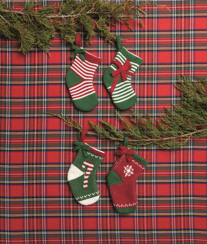 Red & White Stripe Mini Stocking