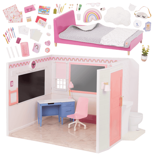 Our Generation Room to Dream Bedroom Playset for 18-inch Dolls