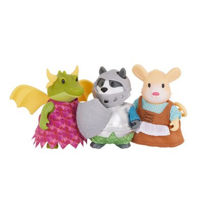 Royal Friendz (Dragon, Knight & Lady) - Li’l Woodzeez