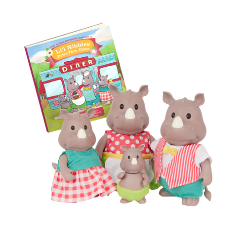 Rumbles Rhino Family - Li’l Woodzeez