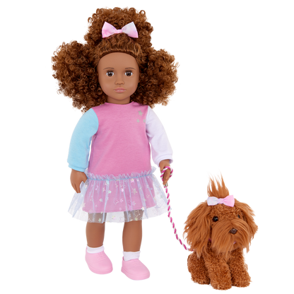 Our Generation Doll & Pet Set Safie & Puppy Ginger
