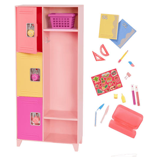 Our Generation School Spirit Locker Set for 18-inch Dolls
