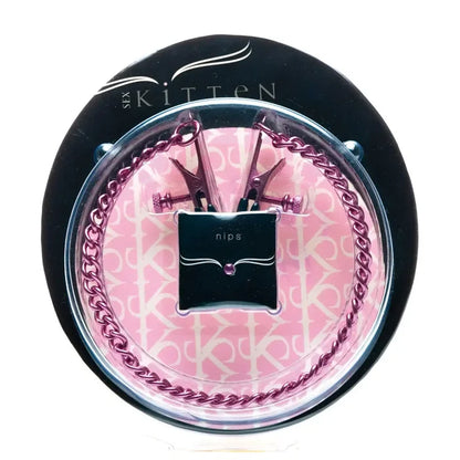 Sex Kitten Nips Adjustable Gator Nipple Clamps - Pink