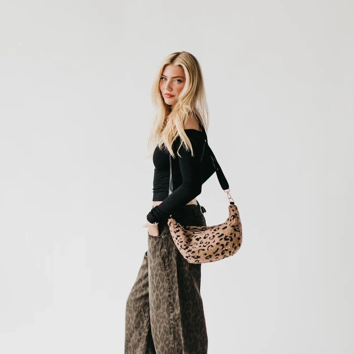 Shirley Sherpa Crossbody Bag