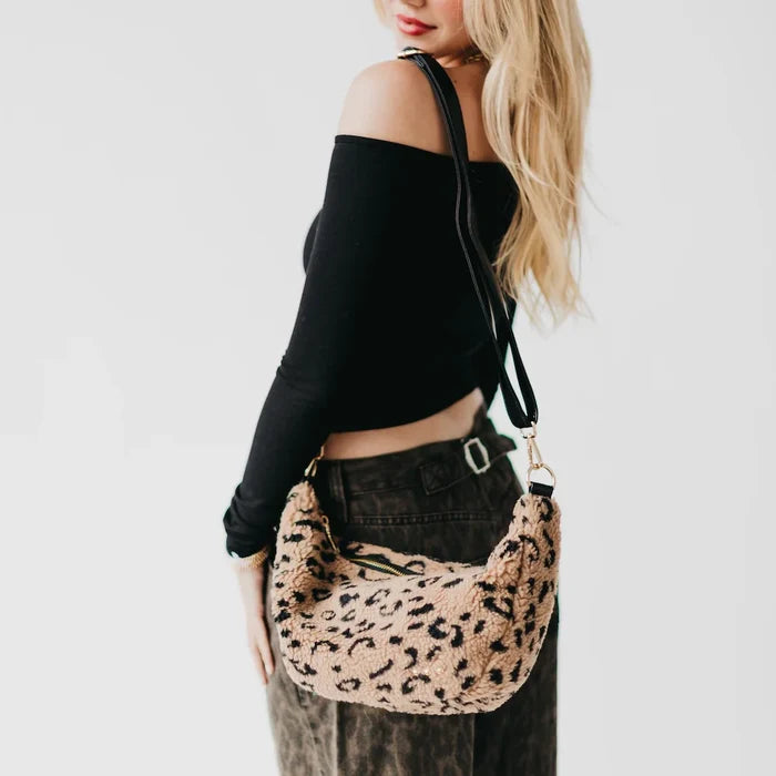Shirley Sherpa Crossbody Bag