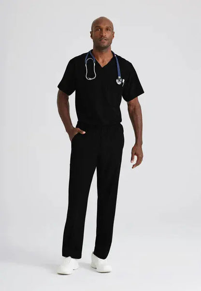Skechers by Barco Men's Structure V-Neck Scrub Top SK0112