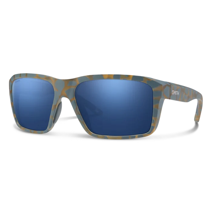 Matte Flint / Tarmac Tortoise + ChromaPop Glass Polarized Dark Blue Mirror