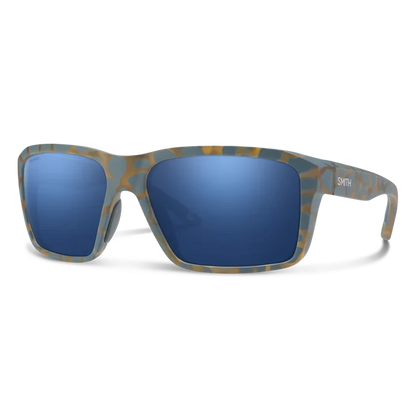 Matte Flint / Tarmac Tortoise + ChromaPop Glass Polarized Dark Blue Mirror