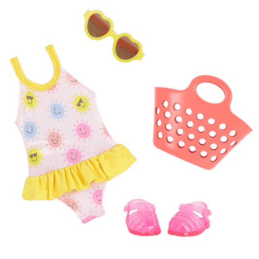 Sunny bathing suit doll clothes sunglasses