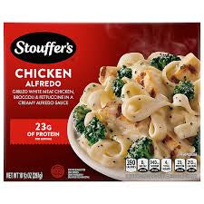STOUFFER'S CHICKEN ALFREDO WITH FETTUCCINI 10.5 OZ