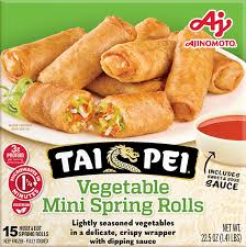 TAI PEI VEGETABLE EGG ROLLS 8CT 24.5 OZ