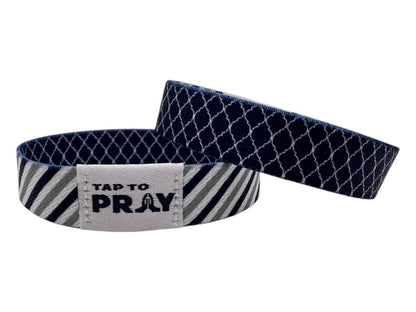 Tap To Pray™ Wristbands - Graphite & Ink