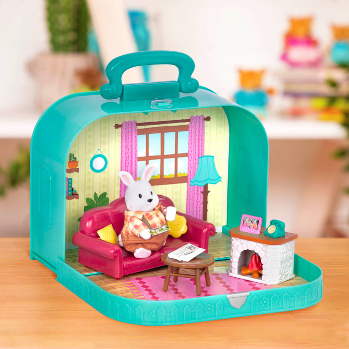 Living room playset in carry case