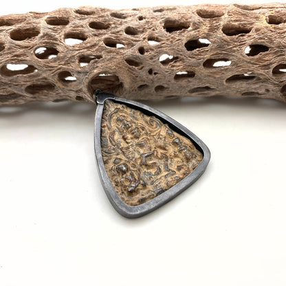 Triangular Amulet Pendant From Thailand (LAP42)
