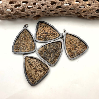 Triangular Amulet Pendant From Thailand (LAP42)