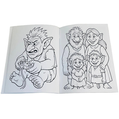 Troll Coloring Book