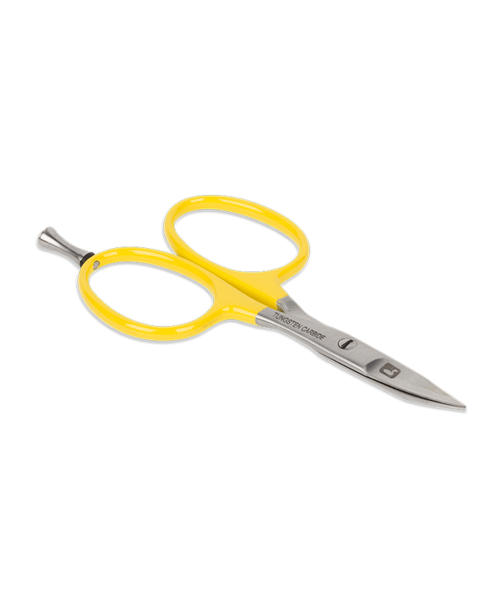 Tungsten Carbide Curved All Purpose Scissors w/ precision peg