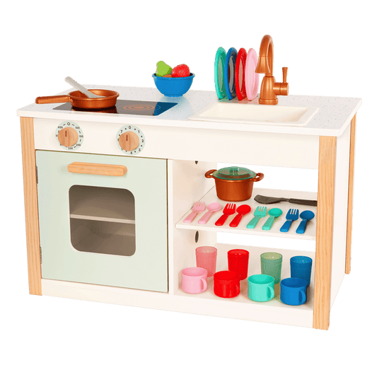 Pretend kitchen set