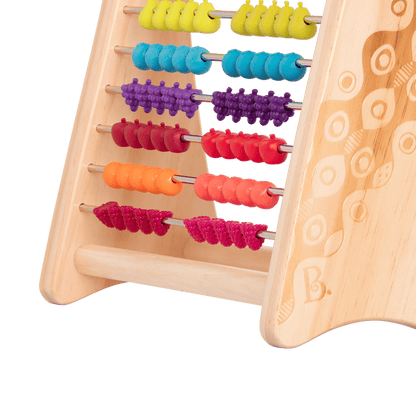 Wooden abacus.